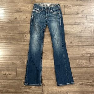 Gently worn Ariat Real Denim Bootcut Jean. Bought from Boot Barn.